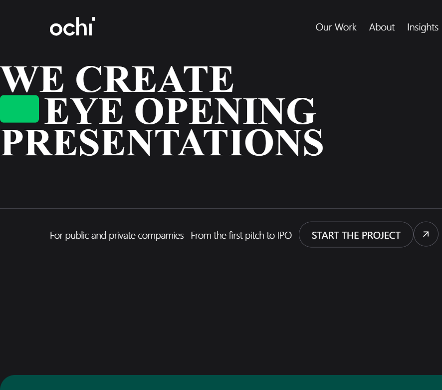 Ochi Website Clone
